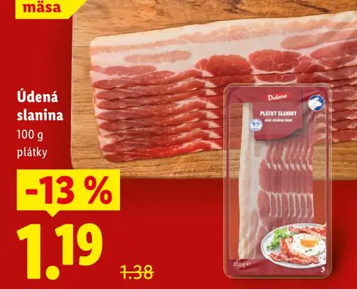 Dulano Údená slanina plátky