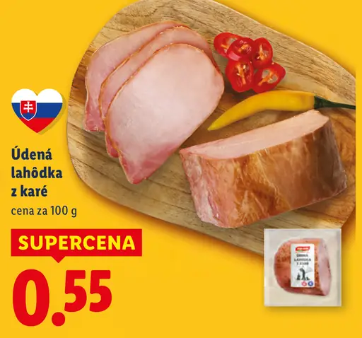 Údená lahôdka z karé