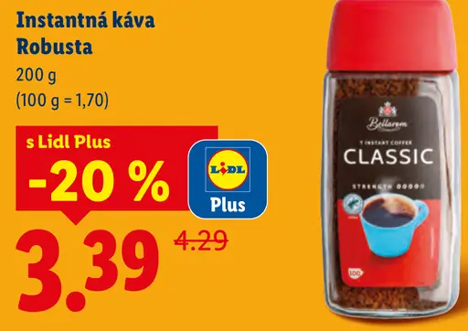 Bellarom Instantná káva