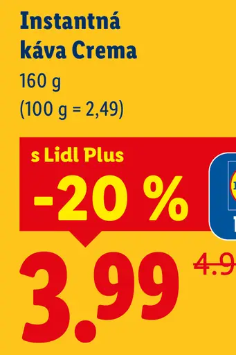 Bellarom Instantná káva Crema