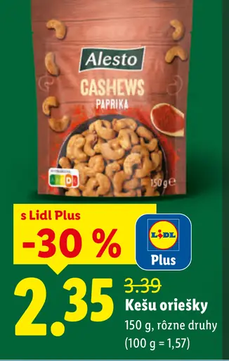 Alesto Kešu oriešky