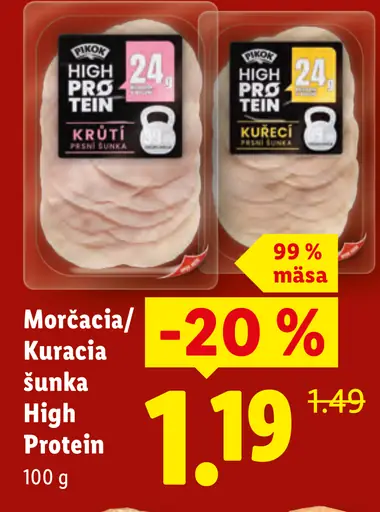 Salsiccia morčacia šunka High Protein
