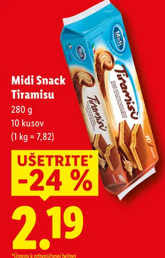 Midi Snack Tiramisu sušienky