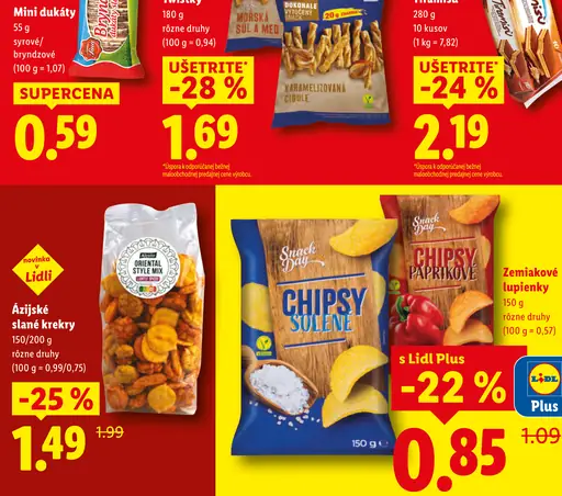 Snack Day Chipsy Solené