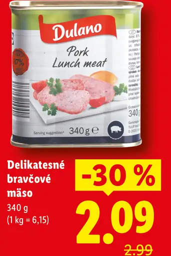 Dulano Delikátne bravčové mäso