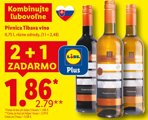 Pivnica Tibava víno rôzne odrody