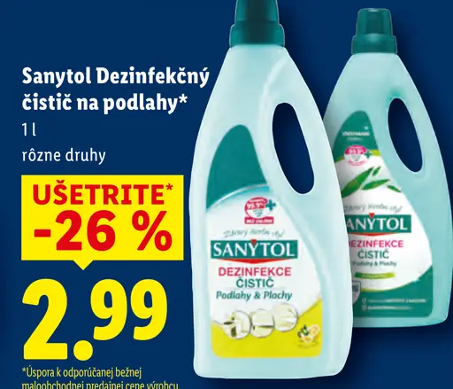 Sanytol čistič na podlahy