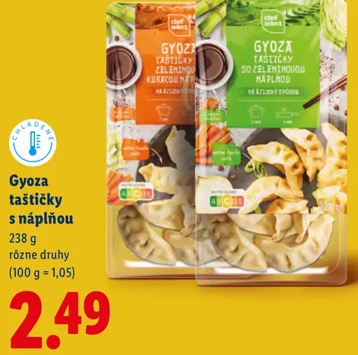Vitasia Gyoza taštičky s náplňou