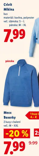 Crivit mikina pánska