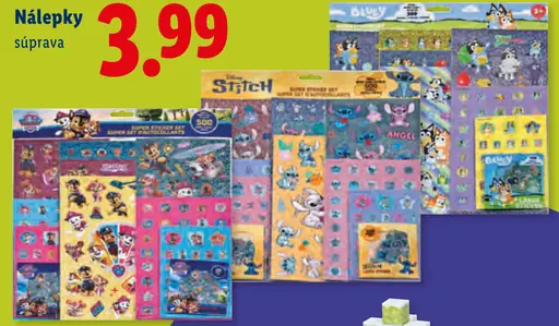 Detské nálepky súprava