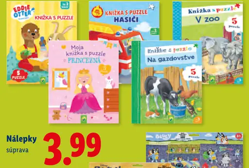 Kniha s puzzle pre deti