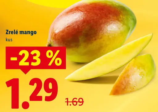 Zrelé mango kus