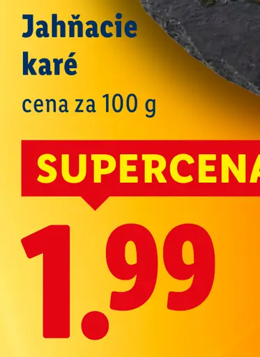 Lidl jahňacie karé