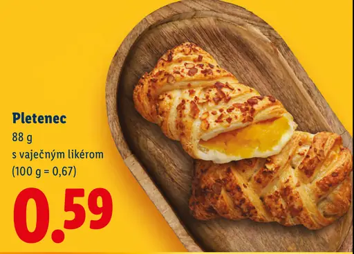 Pletenec s vaječným likérom