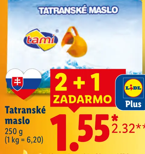 Tami Tatranské maslo