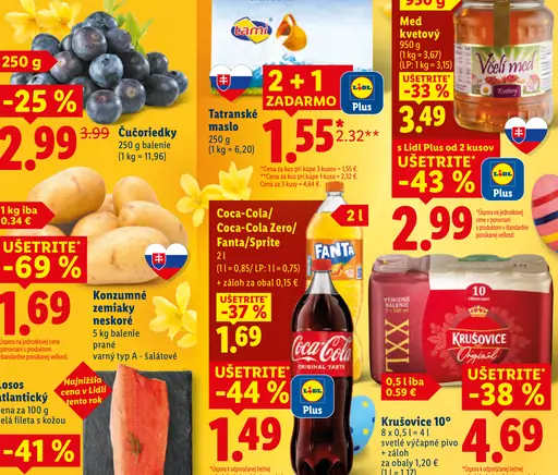 Coca-Cola, Coca-Cola Zero, Fanta, Sprite, Zero limetka nápoje