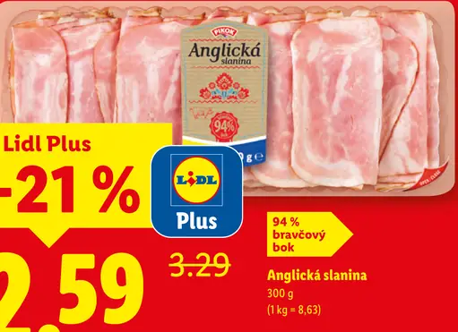 Pikok Anglická slanina