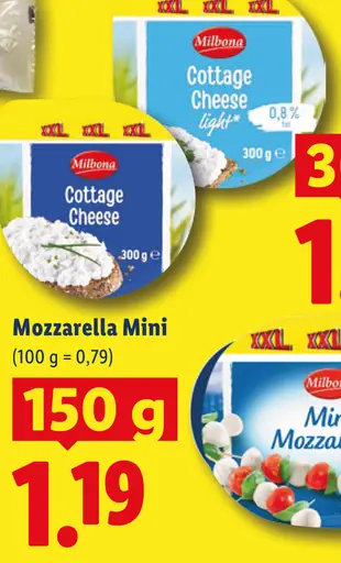 Milbona Mini Mozzarella