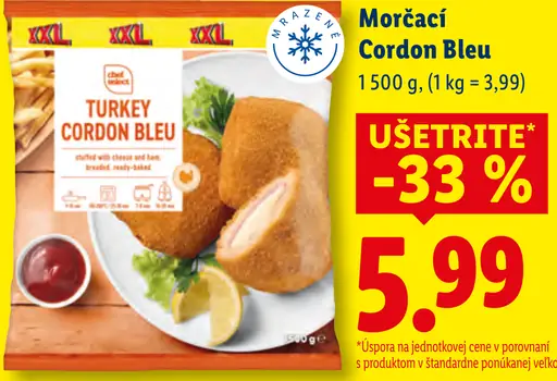 Morčací Cordon Bleu