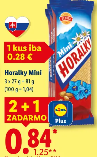 Horalky Mini oplátky
