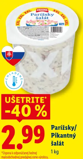 Radoma Parížsky šalát