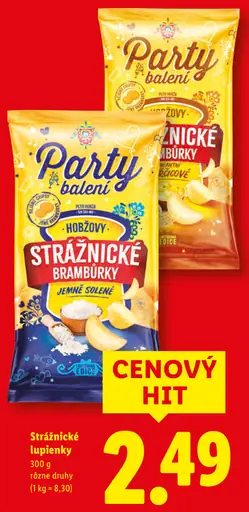 Strážnické lupienky zemiakové rôzne druhy