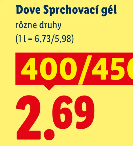 Dove Sprchovací gél