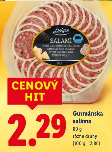 Deluxe Gurmánska saláma