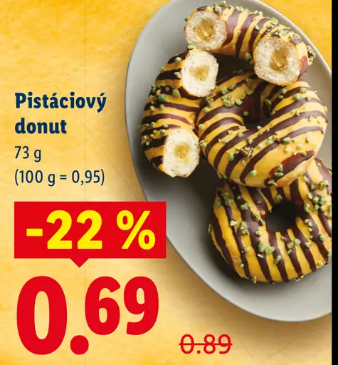 Pikok pistáciový donut