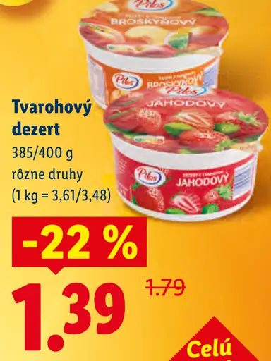 Pilos Tvarohový dezert