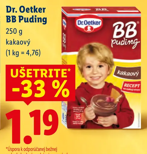 Dr. Oetker BB puding kakaový