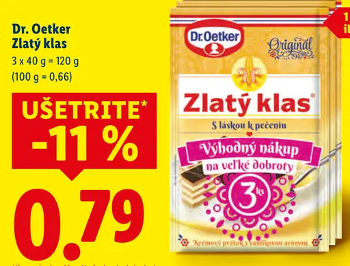 Dr. Oetker Zlatý klas s láskou k pečeniu