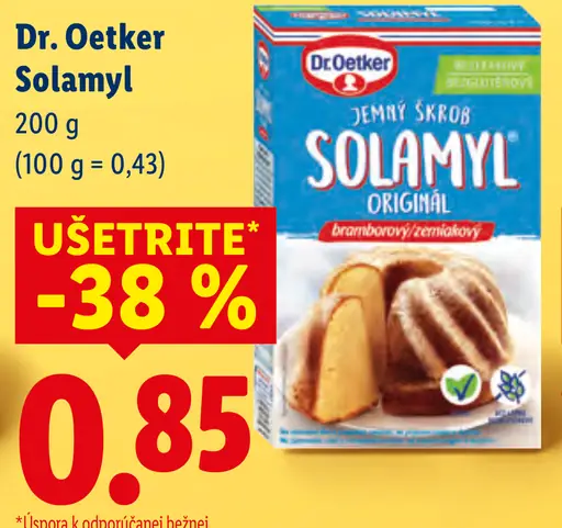 Dr. Oetker Solamyl jemný škrob