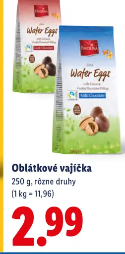 Favorina obláčikové vajíčka
