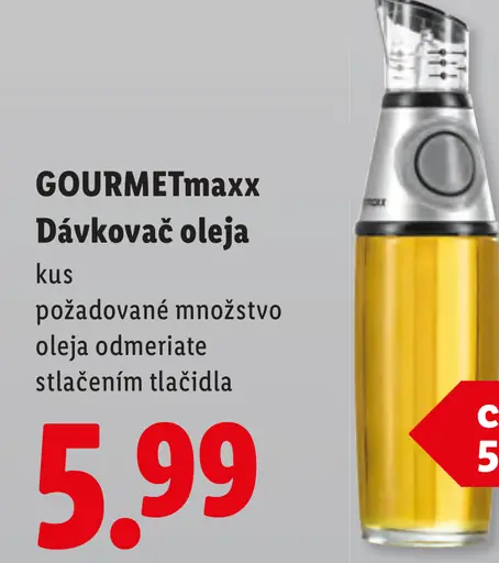 GourmetMaxx Dávkovač oleja