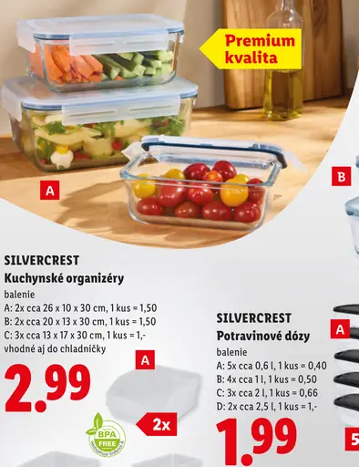 Silvercrest kuchynské organizéry