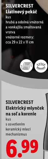 Silvercrest Elektrický mlynček na soľ a korenie