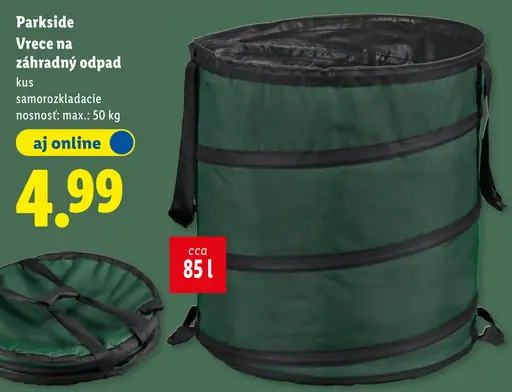 Parkside Vrece na záhradný odpad