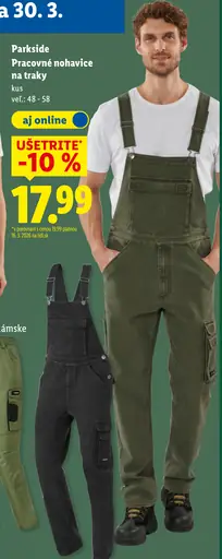 Parkside Pracovné nohavice