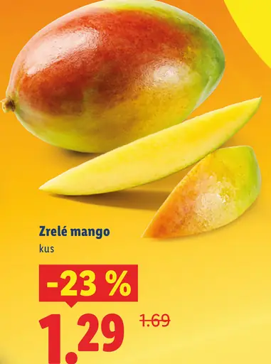 Zrelé mango