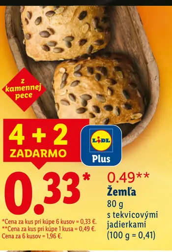 Žemľa s tekvicovými jadierkami