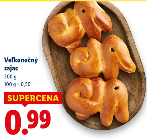 Veľkonočný zajačik pečivo