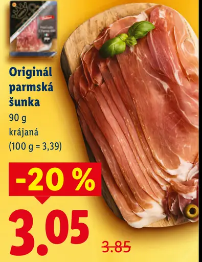 Dulano Originál parmská šunka krájaná