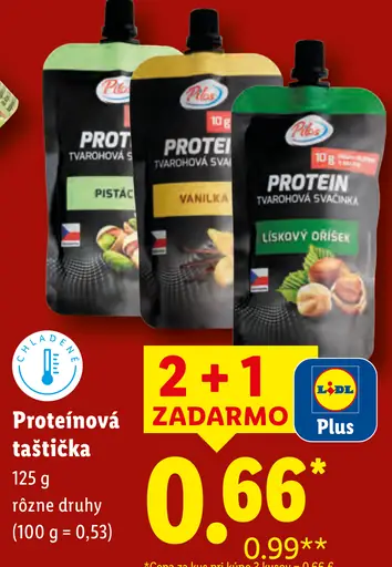 Pilos Proteínová tvarohová taštička pistácie