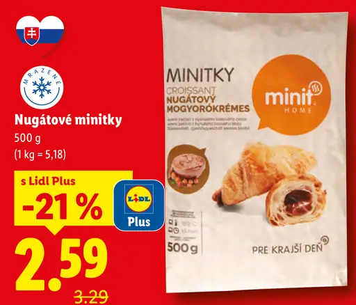 Minit Home Nugátové minitky croissant