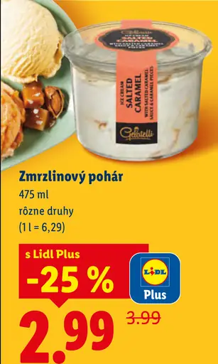 Gelatelli Zmrzlinový pohár