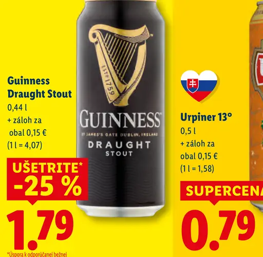 Guinness Draught plechovka
