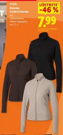 Crivit Dámska funkčná bunda