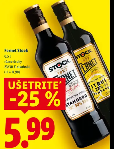 Fernet Stock bylinný likér