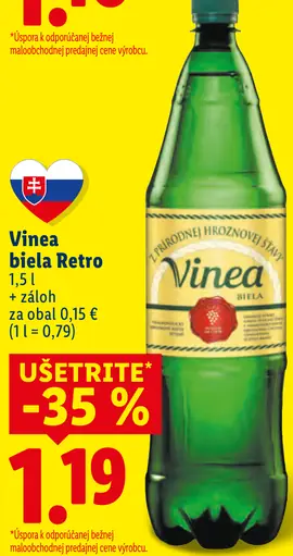 Vinea biela Retro